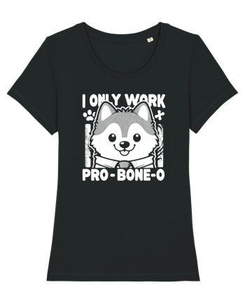 I only work pro bone-o Black