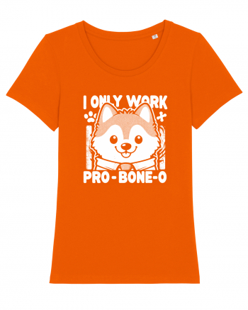 I only work pro bone-o Bright Orange