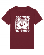 I only work pro bone-o Tricou mânecă scurtă  Copii Mini Creator