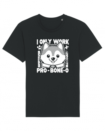 I only work pro bone-o Tricou mânecă scurtă Unisex Rocker