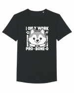 I only work pro bone-o Tricou mânecă scurtă guler larg Bărbat Skater