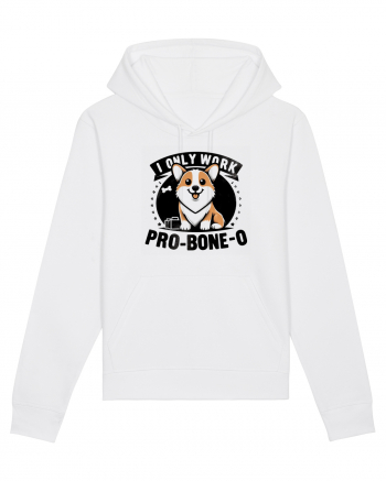 I only work pro bone-o White