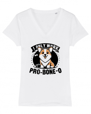 I only work pro bone-o White