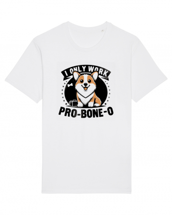 I only work pro bone-o White