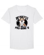 I only work pro bone-o Tricou mânecă scurtă guler larg Bărbat Skater