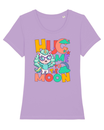 Unicorn simpatic Hug me to the moon Lavender Dawn