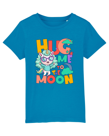 Unicorn simpatic Hug me to the moon Azur