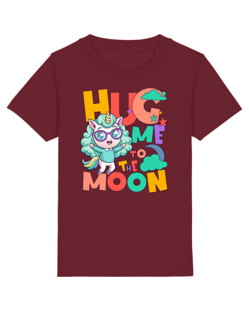 Unicorn simpatic Hug me to the moon Burgundy