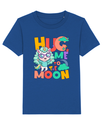 Unicorn simpatic Hug me to the moon Majorelle Blue