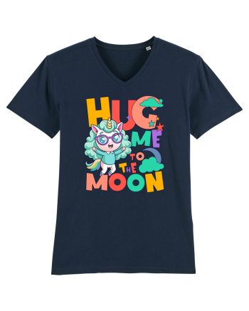 Unicorn simpatic Hug me to the moon French Navy