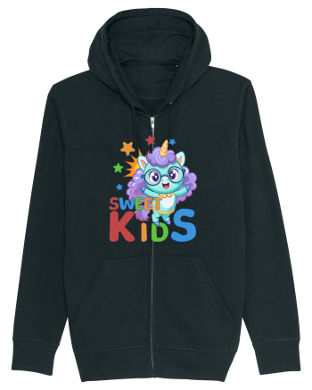 Unicorn simpatic cu ochelari Sweet Kids Black