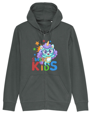 Unicorn simpatic cu ochelari Sweet Kids Anthracite