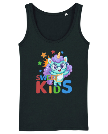 Unicorn simpatic cu ochelari Sweet Kids Black