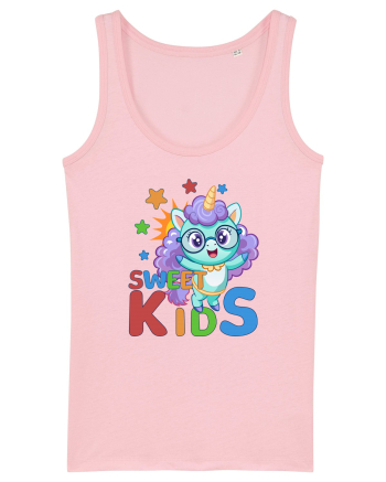Unicorn simpatic cu ochelari Sweet Kids Cotton Pink