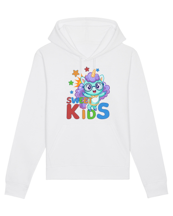 Unicorn simpatic cu ochelari Sweet Kids White