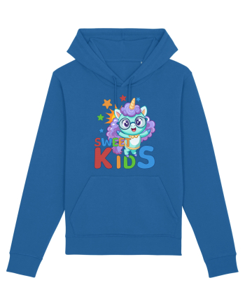 Unicorn simpatic cu ochelari Sweet Kids Royal Blue