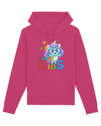 Unicorn simpatic cu ochelari Sweet Kids Raspberry