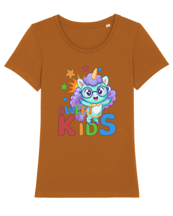 Unicorn simpatic cu ochelari Sweet Kids Roasted Orange