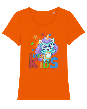 Unicorn simpatic cu ochelari Sweet Kids Bright Orange