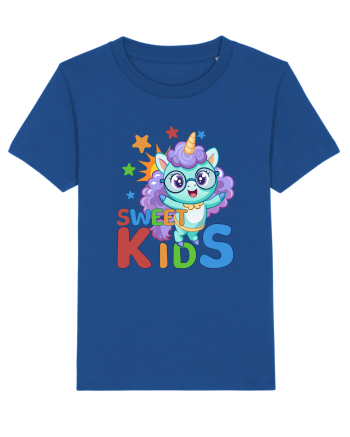 Unicorn simpatic cu ochelari Sweet Kids Majorelle Blue