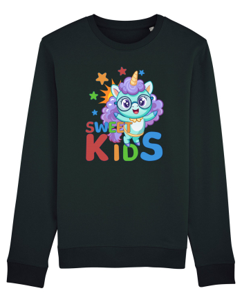 Unicorn simpatic cu ochelari Sweet Kids Black