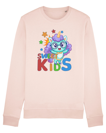 Unicorn simpatic cu ochelari Sweet Kids Candy Pink