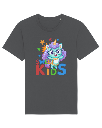 Unicorn simpatic cu ochelari Sweet Kids Anthracite