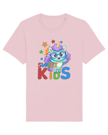 Unicorn simpatic cu ochelari Sweet Kids Cotton Pink
