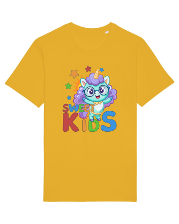 Unicorn simpatic cu ochelari Sweet Kids Spectra Yellow