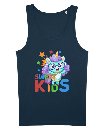 Unicorn simpatic cu ochelari Sweet Kids Navy