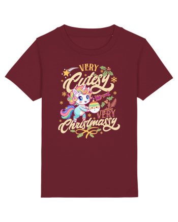 Unicorn de Craciun Burgundy