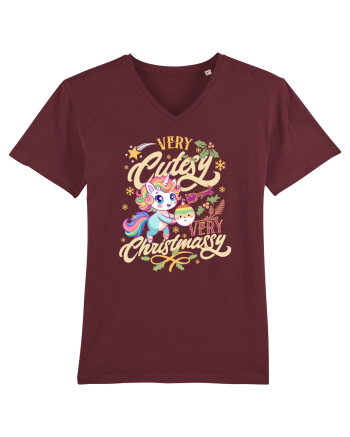 Unicorn de Craciun Burgundy