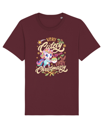 Unicorn de Craciun Burgundy