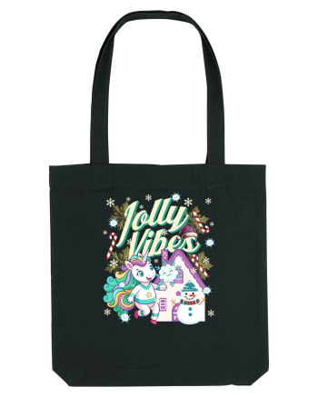 Unicorn Jolly Vibes - Bucuria Sarbatorilor De Iarna Black