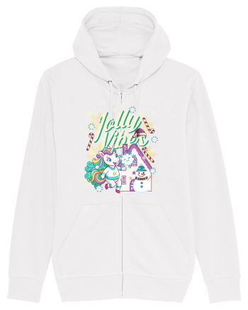 Unicorn Jolly Vibes - Bucuria Sarbatorilor De Iarna White
