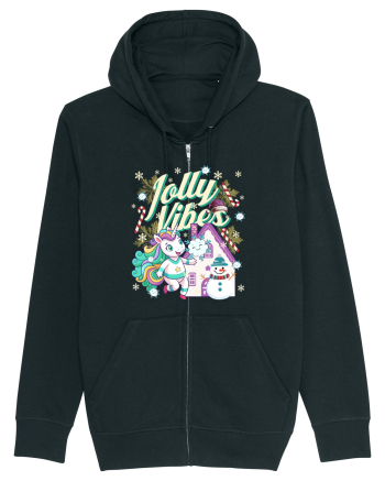 Unicorn Jolly Vibes - Bucuria Sarbatorilor De Iarna Black