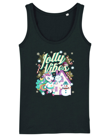 Unicorn Jolly Vibes - Bucuria Sarbatorilor De Iarna Black