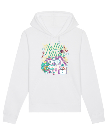 Unicorn Jolly Vibes - Bucuria Sarbatorilor De Iarna White