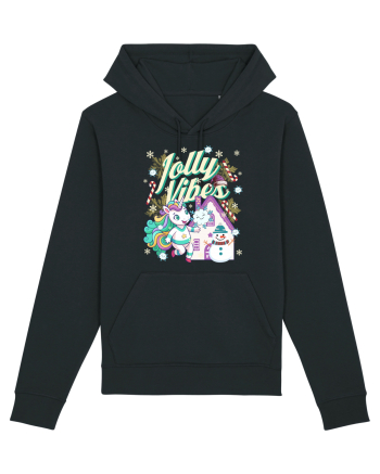 Unicorn Jolly Vibes - Bucuria Sarbatorilor De Iarna Black