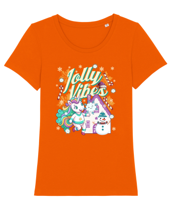 Unicorn Jolly Vibes - Bucuria Sarbatorilor De Iarna Bright Orange
