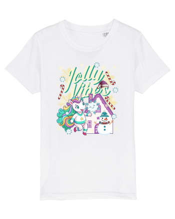 Unicorn Jolly Vibes - Bucuria Sarbatorilor De Iarna White