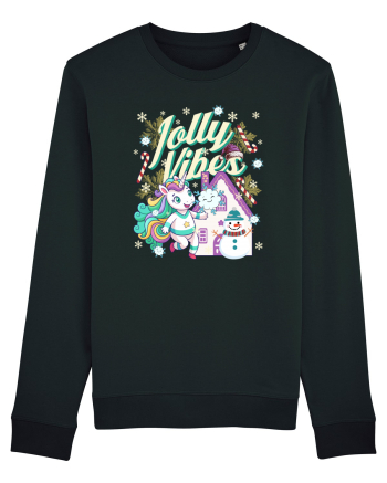 Unicorn Jolly Vibes - Bucuria Sarbatorilor De Iarna Black