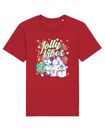 Unicorn Jolly Vibes - Bucuria Sarbatorilor De Iarna Red