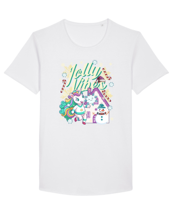 Unicorn Jolly Vibes - Bucuria Sarbatorilor De Iarna White