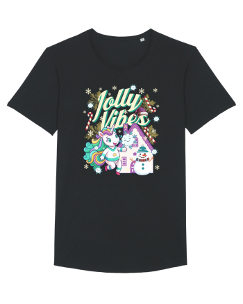 Unicorn Jolly Vibes - Bucuria Sarbatorilor De Iarna Black