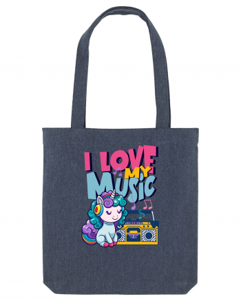 Unicorn retro Imi Place Muzica Midnight Blue