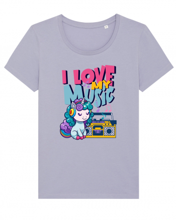 Unicorn retro Imi Place Muzica Lavender