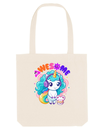 Unicorn cu par cret si prietenul soricel Natural