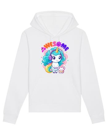 Unicorn cu par cret si prietenul soricel White