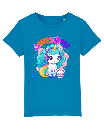Unicorn cu par cret si prietenul soricel Azur